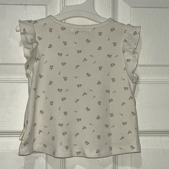 New Rabbit and Bear T-Shirt Says Natually Sweeet SO Adorable 12 Months - Picture 3 of 4